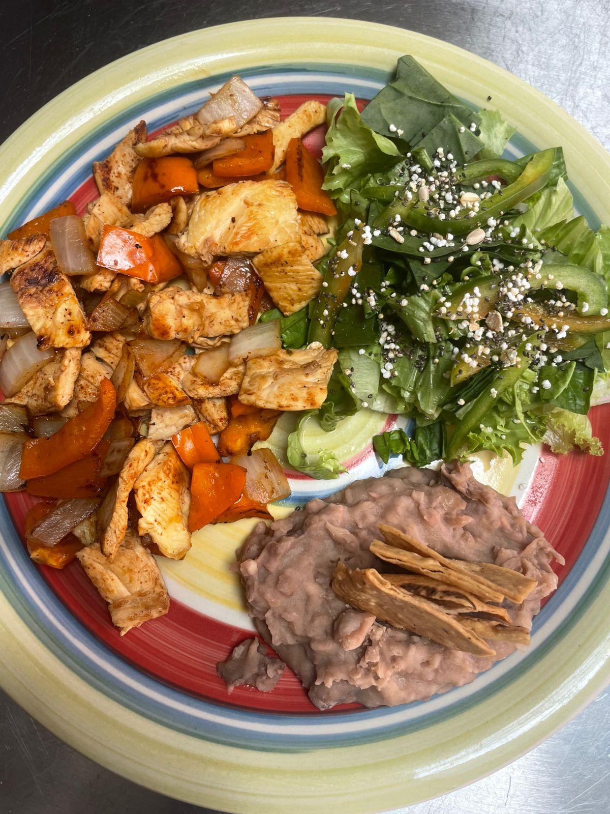 Fajitas de pollo